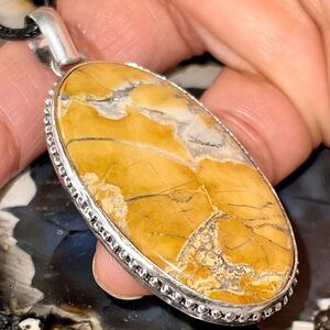 Brecciated Maligano Jasper Pendant 2 1/2”